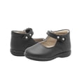 thumbnail image 3 of Bota Escolar Para Niña Dogi® Piel Negro Plantilla Con Arco negro 12, 3 of 6