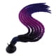 thumbnail image 4 of Casco Cabello Casco Casco de Caballo con Ventosa Motocicleta - Púrpura Sunnimix Trenzas de casco hechas a mano, 4 of 8