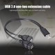 thumbnail image 5 of Cable Extensión Alimentación Carga USB 2.0 A Dual 30 Cm, 5 of 6