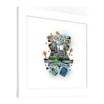 thumbnail image 2 of Gallery Pops Harry Potter - Hogwarts Crest Tattoo Art Wall Art, White Framed Version, 12" x 12", 2 of 5