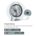 thumbnail image 3 of 12" Rechargeable Fan with LED Light | EL-8212F, 3 of 5