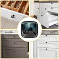 thumbnail image 6 of 4 Pcs Cabinet Handle Drawer Pulls Happy Halloween Knobs with Screws Square Furniture Office Cabinet Knob Decoration, 6 of 7