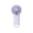 A003- Purple, variant on Handheld Rechargeable Mini Fan Cute Animal Pattern 3 Speed Adjustable Music Function 1 Hour Runtime Pink One Size 1 Pack