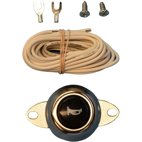 Wolo Model HS-2 Horn Switch And Wire Hook-up Kit- Colors may vary