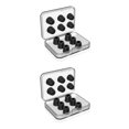 thumbnail image 4 of Seitruly 12 unids/set esponja de espuma viscoelástica tapones para los oídos almohadilla de repuesto para auriculares en la oreja transpirable y Type3 NO3, 4 of 5