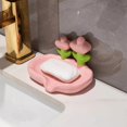thumbnail image 5 of kkbbma under $5 Soap Dish Soap Holder Self-Draining Soap Dish, Flower Bar Soap Holder Soap Tray Soap Saver for Bathroom,Kitchen,Sink,Bathtub, Easy Cleaning and Keep Dry, 5 of 6