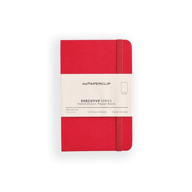 Cuaderno myPAPERCLIP Executive Series 14 x 9 cm Rojo