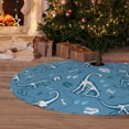 thumbnail image 6 of Sikiie Dinosaur Skull 30-48 inches {designName} Print Christmas Tree Skirt Snowman Xmas Tree Skirt with Edge Christmas Decorations for Holiday Party36", 6 of 7