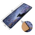 thumbnail image 2 of Long Floor Mat Hallway Carpet 72x24 Inch Area Carpet Non-slip Entrance Carpet Washable Door Mat Kitchen Bedroom Living Room Watercolor Black Cat, 2 of 7