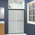 thumbnail image 3 of Transolid Fbpt487008f-T 70" High X 47" Wide Bypass Frameless Shower Door - Chrome, 3 of 7