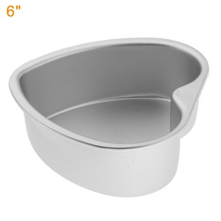 

GYZEE Heart Bottom Aluminum Alloy Cake Pan Tin Baking Mould 6inch
