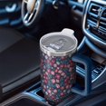 thumbnail image 6 of OBREWU Pioneer Flower Tumbler with Handle and Lid,Pioneer Flower 40oz Double Wall Vacuum Insulated Tumbler,Cups Gift for Women and Men, 6 of 7
