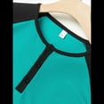 thumbnail image 4 of Camisas Casuales para Hombre, Clásicas, de Golf, de Corta, con Botones y Bolsillo Calabaza Verde L, 4 of 6