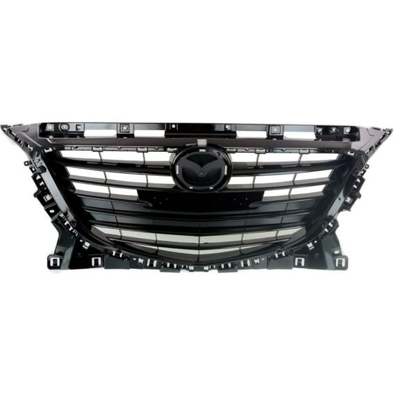 KAI New OEM Replacement Front Grille, Fits 2014-2016 Mazda 3
