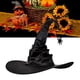 thumbnail image 4 of Sombrero de puntiaguda, accesorio de disfraz de personaje, mago, , mujer, hombre, sombrero para Colgante de Zulema Sombrero negro, 4 of 7