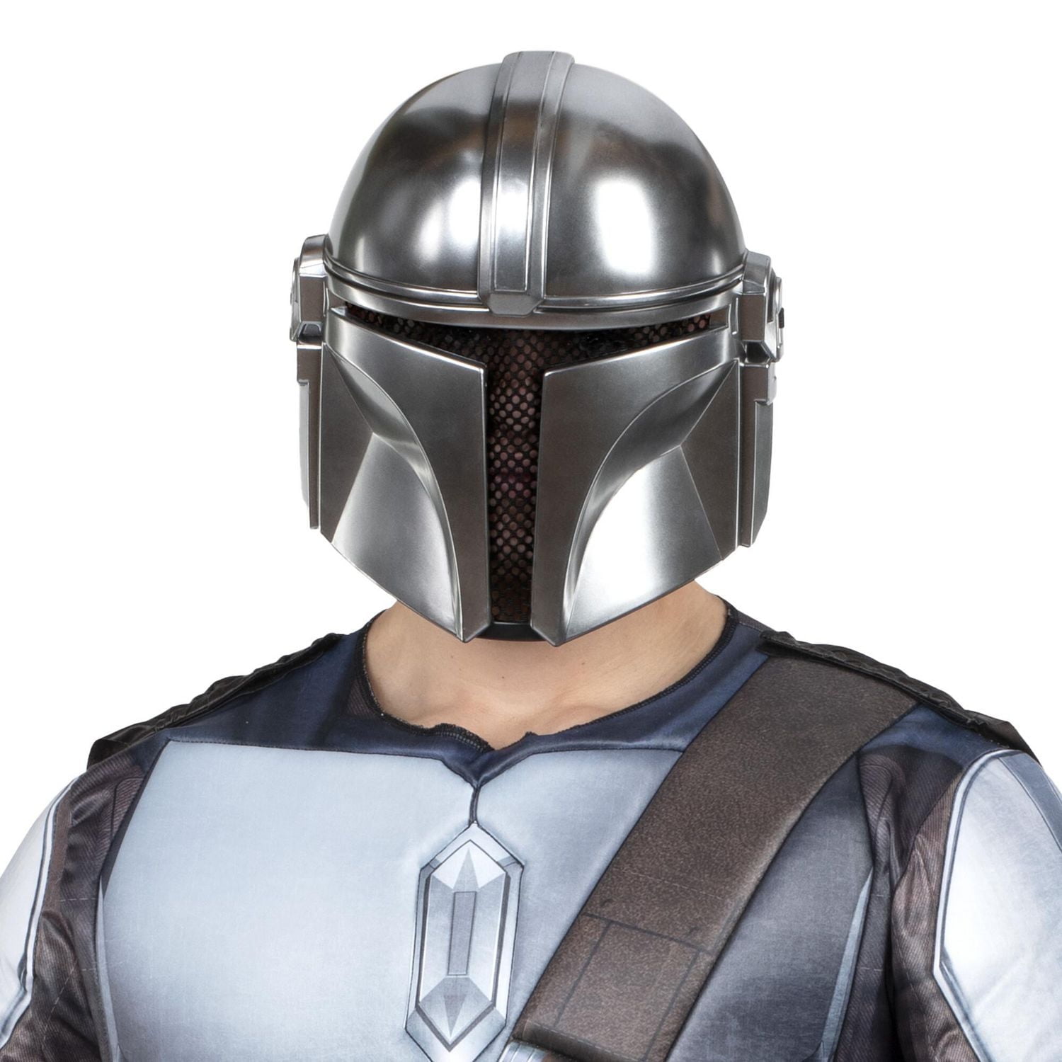 STAR WARS MANDALORIAN MEN’S COSTUME (ADULT) - Men's Jumpsuit with Detachable Cape and 3D Headpiece