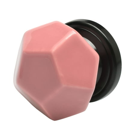 Replacement Pull - Ceramic Knobs Drawer Geometry Pull Handle Cupboard Wardrobe Dresser Cabinet Replacement Pink