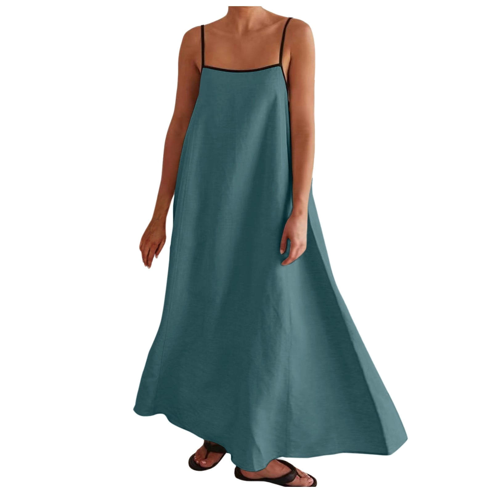 blue dress for baby girl Indie Strapless Open Back Linen Mini Dress • Shop American Threads main image 0