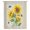 Yellow Brown, variant on Yellow Sunflower Sheer Curtains 72 Inches Long, Black Farm Oil Painting Retro Art Light Filering Curtains, Breathable Simi Curtain Privacy Drapes for Living Room Bedroom Lightweight Window Treatment