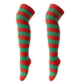thumbnail image 4 of Kids Halloween Colorful Striped Over‑the‑Knee Socks,6‑12 Years, 4 of 5