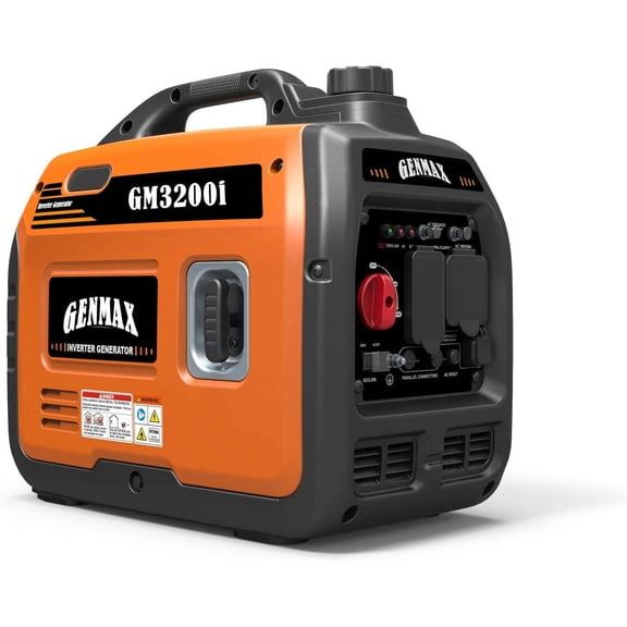 GENMAX GM3200i 3200W Inverter Generator, Ultra-Lightweight, Quiet, EPA Certified for Home & Outdoor UseGM3200i