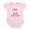 Petal Pink, variant on CafePress - Only Child Big Sister Baby Infant Bodysuit - Baby Light Bodysuit, Size Newborn - 24 Months