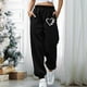 women's sweatpants with pockets and ankle elastic
