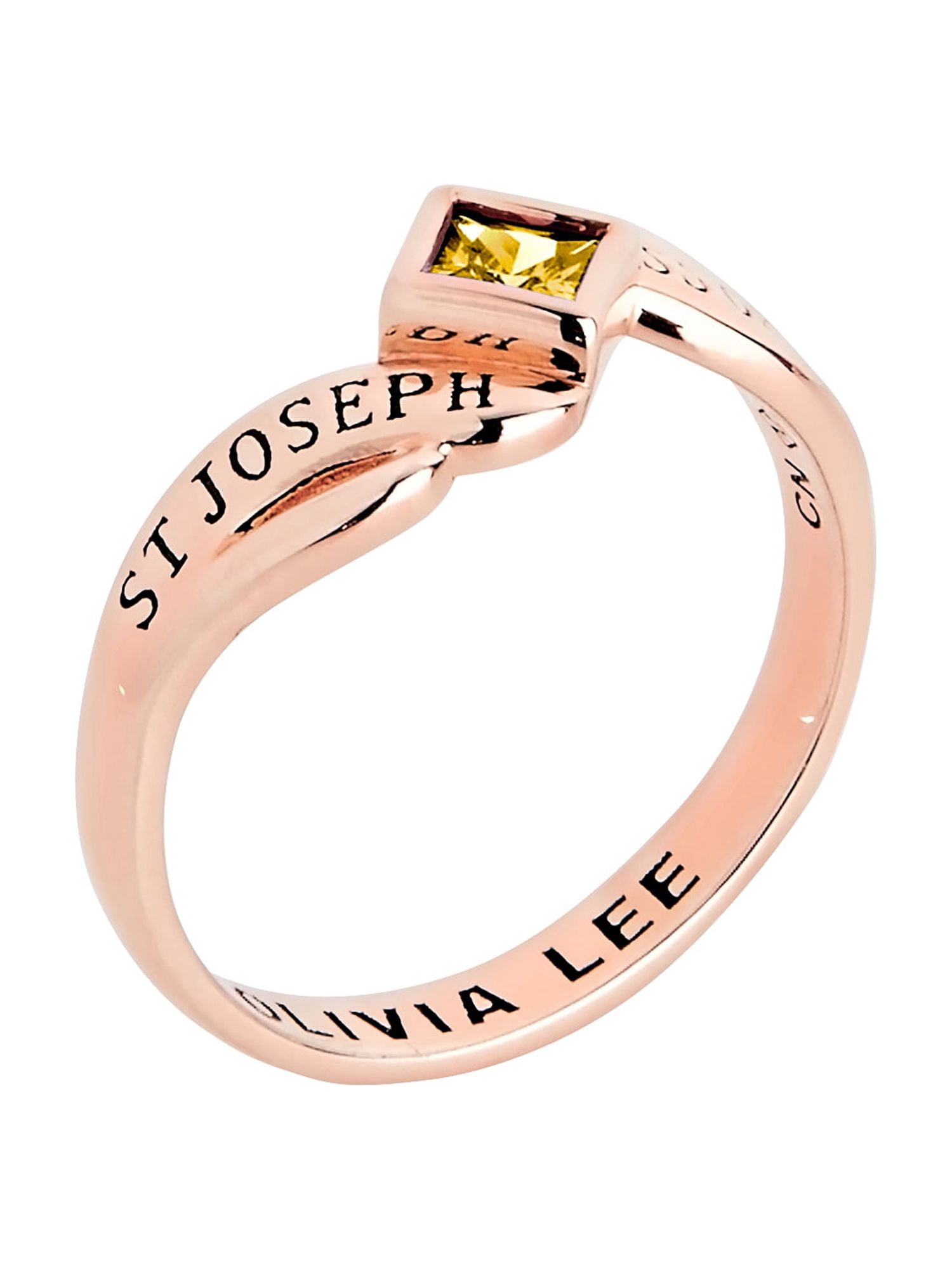 Order Now for 2025 Graduation, Freestyle Women's Bypass Princess Cut Birthstone Fashion Class Ring Sterling Silver, Personalized, High School or College