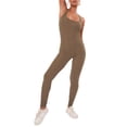 thumbnail image 1 of TRKIYQC Mono sin Costuras de Verano para Mujer, Color sólido con Cuello en U en la Espalda Cruzada Leggings Body para Yoga, Ejercicio TRKIYQC moda, 1 of 7