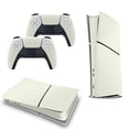 thumbnail image 4 of Skin Sticker for PS5 Slim / Pro / Standard Disc / Digital Edition Console and Controllers Decals for PlayStation 5 Ivory GREEN, 4 of 5