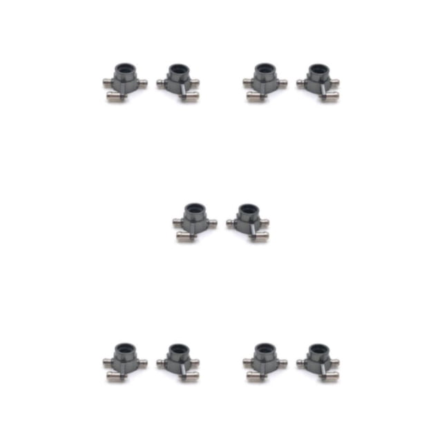 Riwesomey 1 par de copas de dirección de coche RC, copas traseras para vehículos, piezas de repuesto de actualización de juguete automotriz, Type2 NO2