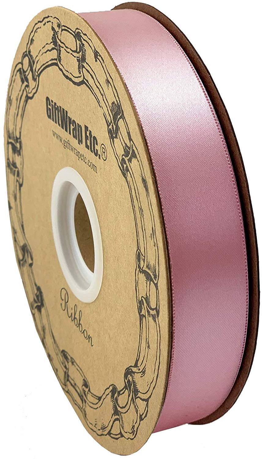 Light Pink Satin Fabric Ribbon 1 X 100 Yards Valentine S Day Easter Holiday Decor Garland Gifts Wrapping Wreath Gift Bow Birthday Gender Reveal Baby Shower Mother S Day Christmas Walmart Com Walmart Com