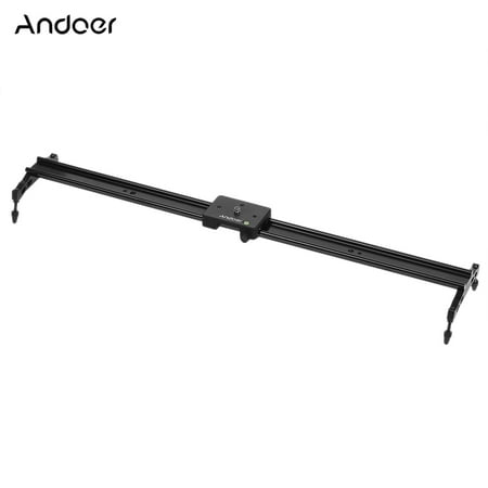 Andoer 80cm Video Track Slider Dolly Track Rail Stabilizer Aluminum Alloy for Canon Nikon Sony Cameras Camcorders Max Load Capacity 5Kg (Best Camera Stabilizer For The Money)