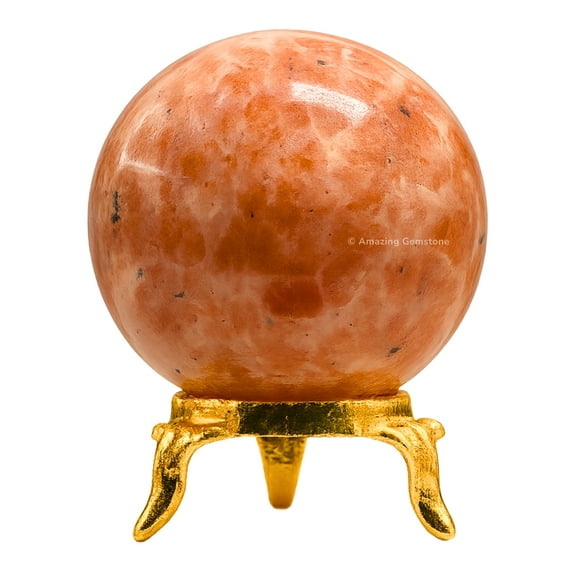 Sunstone Crystal Ball Sphere 1.5" Inches