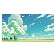 thumbnail image 1 of ZICANCN Gaming Mouse Pad, Forest Sky Anime Background Large Mouse Mat Desk Pad, Keyboard Mouse Mat, 15.8x29.5 inch, 1 of 9