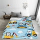 thumbnail image 5 of Balery Building Truck Manta de Felpa Suave y Acogedora – Cobija de Franela Aterciopelada para Cama, Lavable y Cálida para Sofá, Mascotas, Transpirable-50"x40", 5 of 7