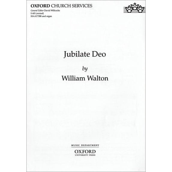 Pre-Owned Oxford World's Classics (Hardcover): Jubilate Deo : Ssaattbb and Organ (Hardcover)