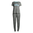 thumbnail image 6 of Secret Treasures Women's and Women's Plus T-Shirt and Joggers, 2-Piece Pajama Set, 6 of 6