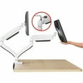 thumbnail image 5 of SIIG Dual Monitor Aluminum Heavy Duty Desk Mount with USB and Audio Ports, 5 of 8