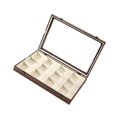 thumbnail image 2 of Organizador de caja de joyería multifunción con cierre de hebilla Mujeres Niñas Tapa transparente Regalo Estuche de almacenamiento portátil para baratija Colgante Tobillera Cadena 12 ranuras Sunnimix Organizador de joyas, 2 of 8