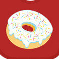 thumbnail image 4 of Inktastic White Donut with Sprinkles Boys or Girls Baby Bib, 4 of 4