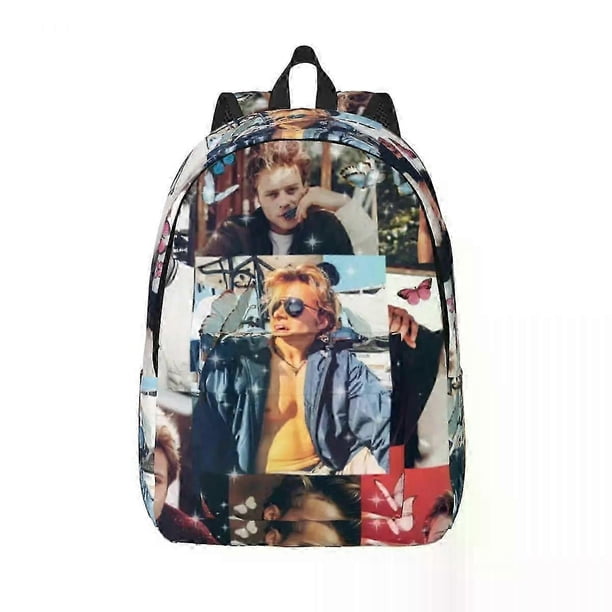 i20 Backpack Rudy Pankow Butterfly for Teens Student School Book Bags JJ Canvas Elementary High Gift WtN20 26s