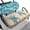 Beach Turtle & Seashell, variant on HUIACONG Dachshunds Universal Golf Cart Seat Cover Set for Outdoor Travel, Golf Cart Seat Covers Portable