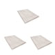 thumbnail image 3 of Naiovety Alfombra de baño suave y absorbente para secado rápido y fácil limpieza lavable a máquina lavable blanco 40*60cm Type1 NO1, 3 of 6