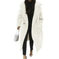thumbnail image 2 of Uinagy Women's Sherpa Long Coat Jacket, 2 of 4