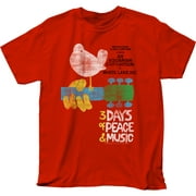 Woodstock Famous Music And Arts Festival Poster Adult T-Shirt Tee