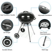 Topcobe 18 Charcoal Outdoor Barbecue Grill, Portable