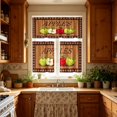 thumbnail image 7 of Gumesh Kitchen Curtains, Short Non-See-Through Privacy Tier Curtains, Light Filtering Semi Sheer Small Window Drapes for Bathroom Cafe, 3Pcs, 7 of 7