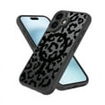 thumbnail image 2 of Kryonix For iPhone 16 Pro Max Case Magnetic, Leopard Print Matte Phone Case with MagSafe Compatible for 12-16 Series, Black/White/Red, 2 of 6
