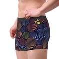 thumbnail image 4 of Haiem Colorful Shells Men's Boxer Briefs, Every Day Comfort Stretch Cotton Moisture-Wicking Underwear-Medium, 4 of 9